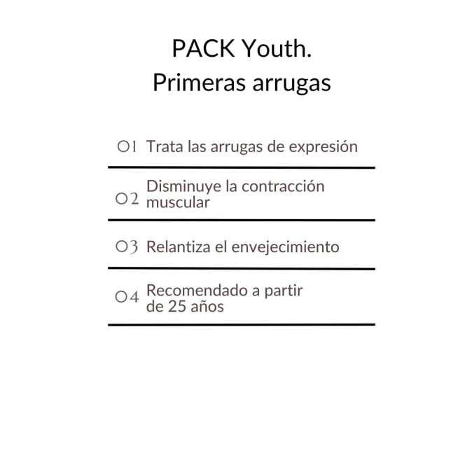 Pack youth. Primeras arrugas