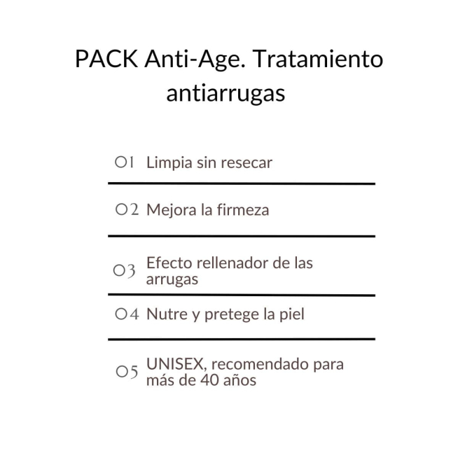 Pack anti-age tratamiento antiarrugas