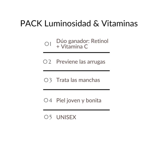 Pack Luminosidad & vitaminas