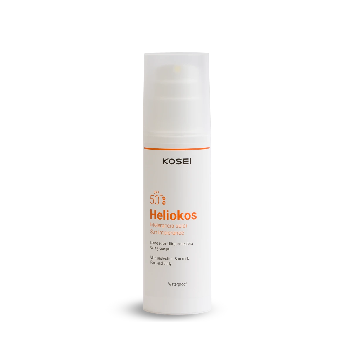 Heliokos FP50+ – Leche solar ultraprotectora intolerancias solares. Protector solar pieles sensibles