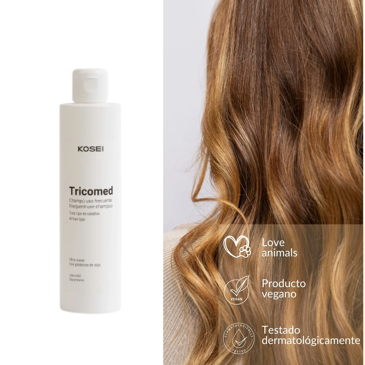 champu de uso diario kosei tricomed